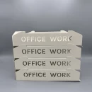 Set tăvițe metalice pentru birou OFFICE 4, OF5A-S4, model 5, alb