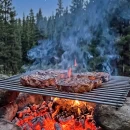 Grill pentru grătar cărbuni, oțel 6 mm, 35 x 55 cm