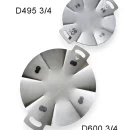 Disc metalic D-CHEF D4954, 49,5 cm diametru, oțel 4 mm, picioare detașabile