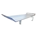 Plită inox pentru gătit la foc, GRS PX6, inox 6 mm grosime, mânere laterale, 63 x 23 cm