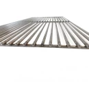 Grill pentru grătar cărbuni, inox 6 mm, 45 x 85 cm