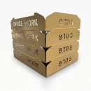 Set tăvițe metalice pentru birou OFFICE 4, OF5G-S4, model 5, gold