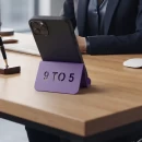 Set tăvițe metalice pentru birou OFFICE 3, OF5V-S3, model 5, violet