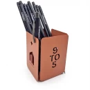 Set tăvițe metalice pentru birou OFFICE 3, OF5P-S3, model 5, pink