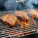 Grill pentru grătar cărbuni, oțel 6 mm, 35 x 75 cm