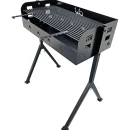 Grătar metalic de grădină și camping model Y, 83 x 39 x 96 cm, pe cărbuni, cu picioare detașabile