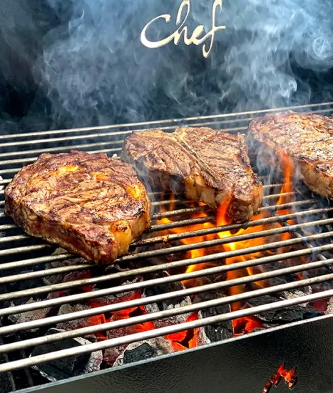 Grill pentru grătar cărbuni, oțel 6 mm, 40 x 70 cm