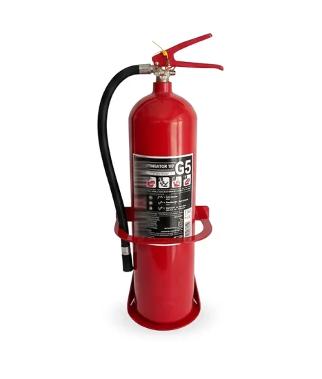 Suport metalic pentru stingător tip G5, GRS-G5M1, 18x16x55cm