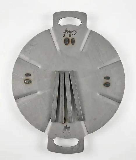 Disc metalic D-CHEF D6004, 60 cm diametru, oțel 4 mm, picioare detașabile