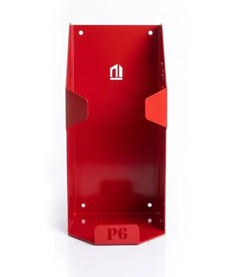 Suport metalic pentru stingător tip P6, GRS-P6M2, 18x18x37cm