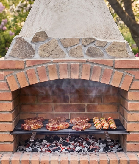 Grill pentru grătar cărbuni, oțel 6 mm, 45 x 65 cm