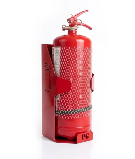 Suport metalic pentru stingător tip P6, GRS-P6M2, 18x18x37cm