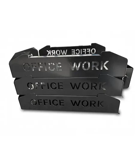 Set tăvițe metalice pentru birou OFFICE 3, OF5N-S3, model 5, negru