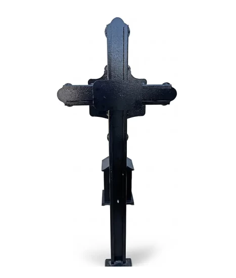 Cruce Metalică Cimitir cu felinar, GRS-CR3 – 150x62 cm, vopsită electrostatic