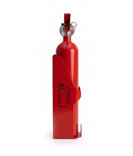 Suport metalic pentru stingător tip G2, GRS-G2M2, 12x13x40cm