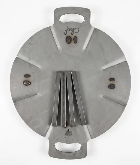 Disc Metalic D-CHEF D4953, 49,5 cm diametru, oțel 3 mm, picioare detașabile