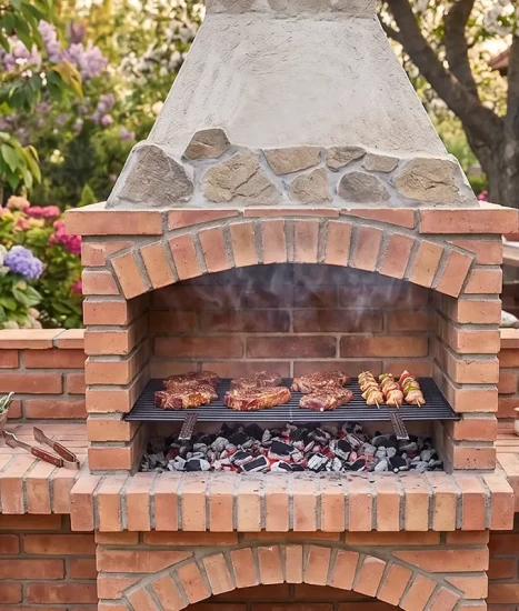 Grill pentru grătar cărbuni, oțel 6 mm, 40 x 80 cm
