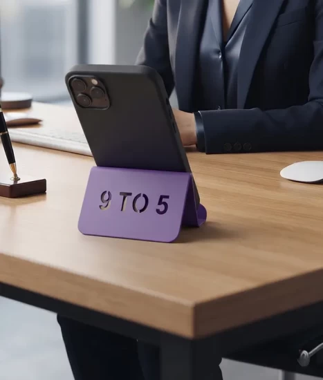 Set tăvițe metalice pentru birou OFFICE 3, OF5V-S3, model 5, violet