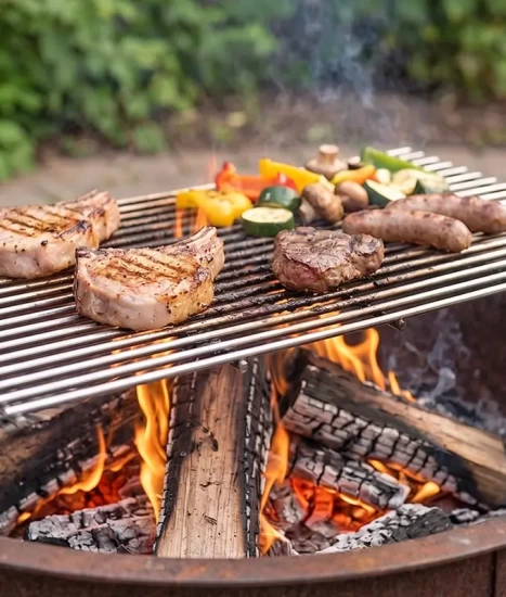 Grill pentru grătar cărbuni, oțel 6 mm, 30 x 40 cm