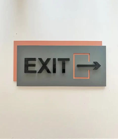 Plăcuță din aluminiu pentru signalistică blocuri, model N23