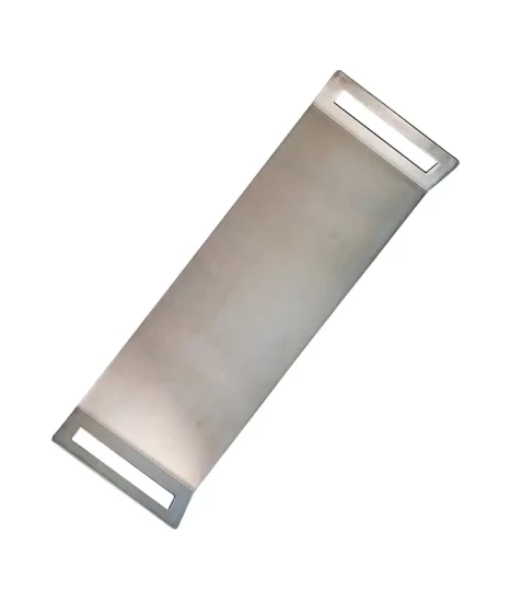 Plită inox pentru gătit la foc, GRS PX6, inox 6 mm grosime, mânere laterale, 63 x 23 cm