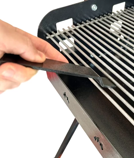 Grill pentru grătar cărbuni, inox 6 mm, 40 x 50 cm