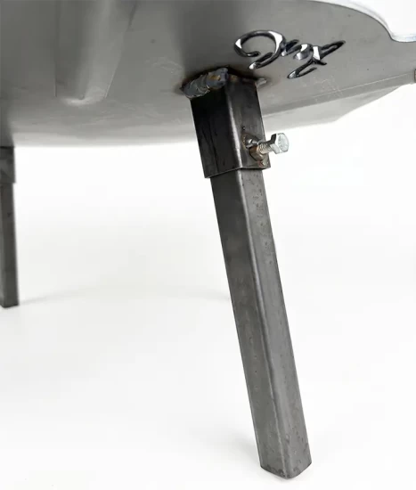 Disc Metalic D-CHEF D4953, 49,5 cm diametru, oțel 3 mm, picioare detașabile