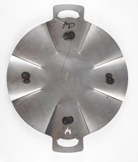 Disc metalic D-CHEF D6003, 60 cm diametru, oțel 3 mm, picioare detașabile