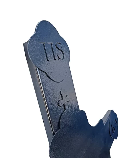 Cruce metalică cimitir cu felinar, GRS-CR4 – 182x75 cm, vopsită electrostatic