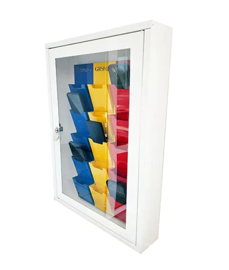Organizator metalic avizier perete 15 telefoane școală