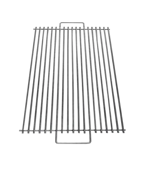 Grill pentru grătar cărbuni, oțel 6 mm, 37 x 60 cm, cu mânere