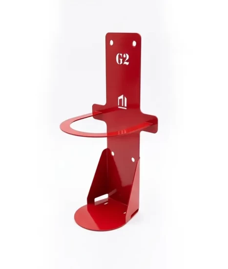 Suport metalic pentru stingător tip G2, GRS-G2M1, 18x15x40cm