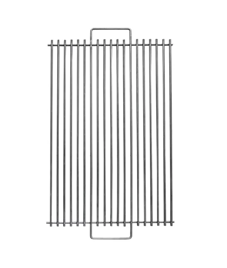 Grill pentru grătar cărbuni, oțel 6 mm, 37 x 60 cm, cu mânere