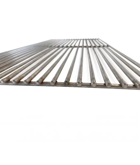 Grill pentru grătar cărbuni, inox 6 mm, 45 x 85 cm