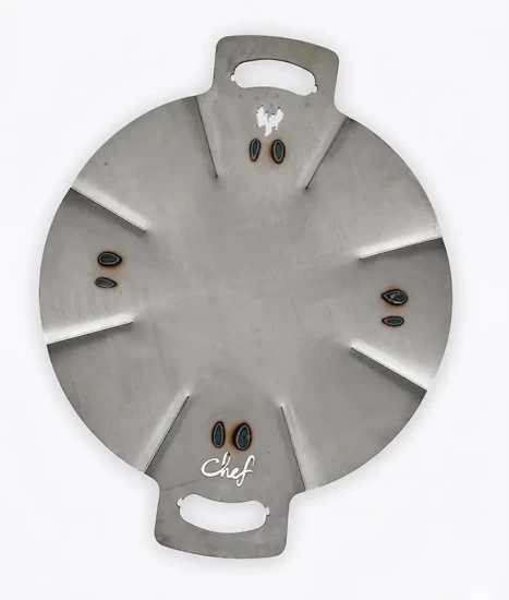 Disc metalic D-CHEF D6003, 60 cm diametru, oțel 3 mm, picioare detașabile