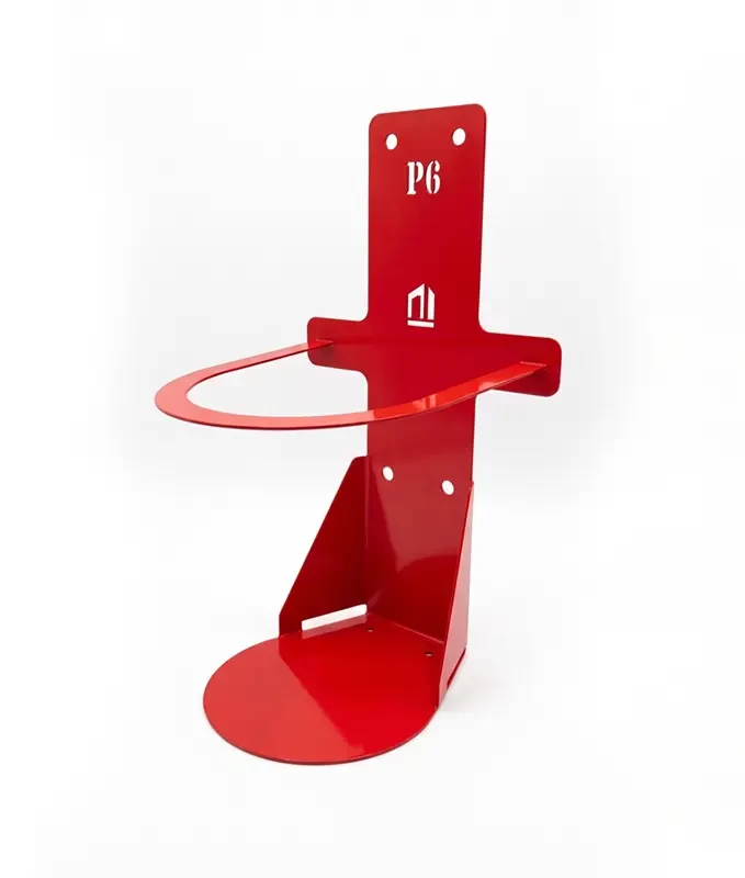 Suport metalic pentru stingător tip P6, GRS-P6M1, 21x21x40cm