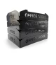 Set tăvițe metalice pentru birou OFFICE 4, OF5N-S4, model 5, negru