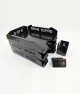 Set tăvițe metalice pentru birou OFFICE 3, OF5N-S3, model 5, negru