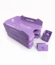 Set tăvițe metalice pentru birou OFFICE 3, OF6V-S3, model 6, violet
